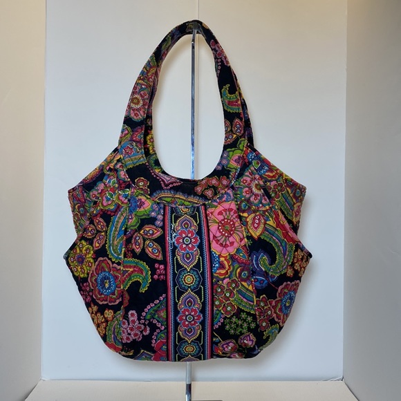 Symphony In Hue Multicolor Cotton Hobo Bag - Picture 5 of 9